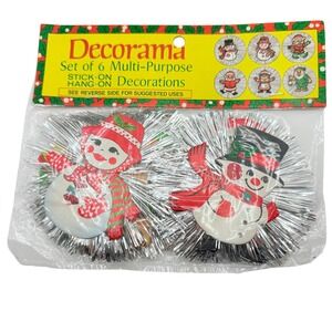 Vintage Decorama Set of Six Multipurpose Decorations‎
